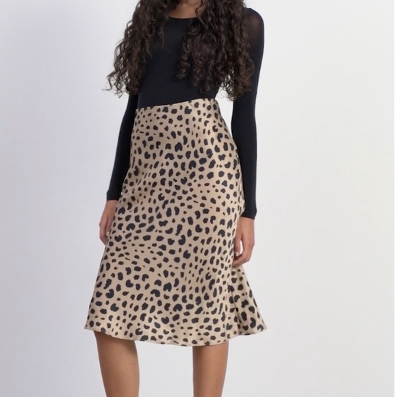 Realisation Par  - The Naomi Leopard Print Skirt - Picture 1 of 5